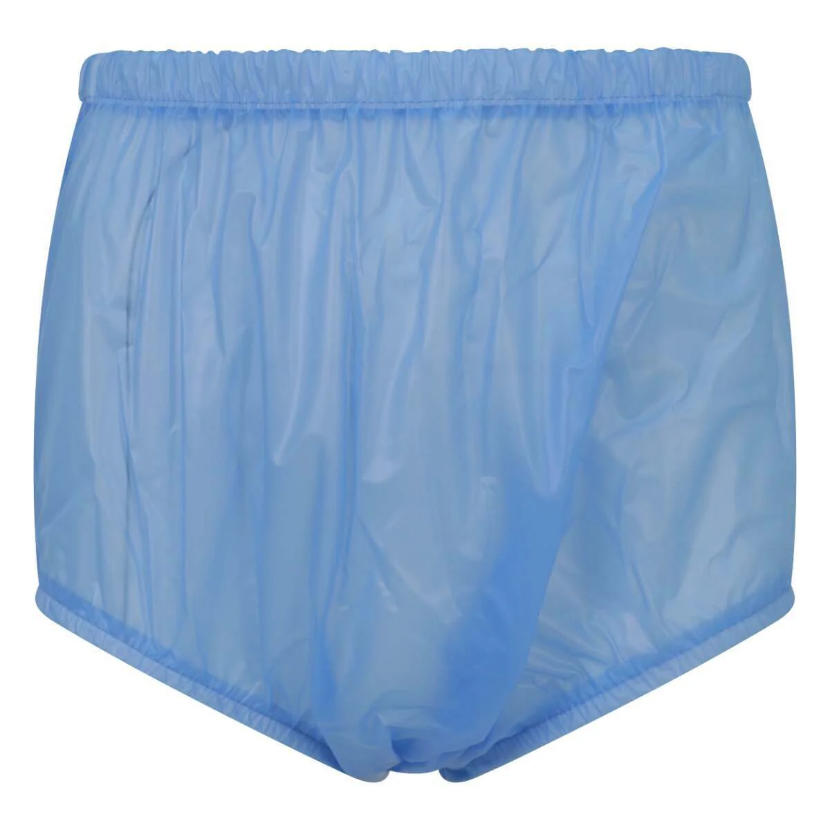 Premium Plastic Pants With Wide Waistband - Light Blue VAT Exempt Incontinence Aid - Image 3