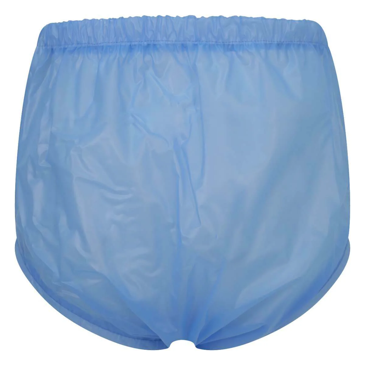 Premium Plastic Pants With Wide Waistband - Light Blue VAT Exempt Incontinence Aid - Image 4