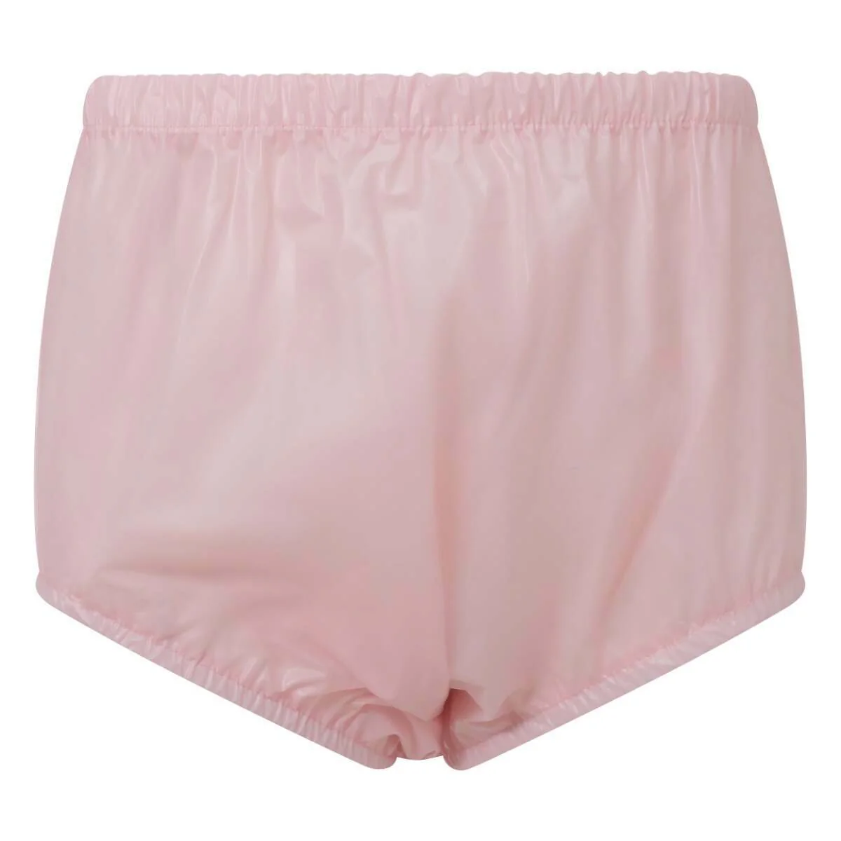 Premium Plastic Pants With Wide Waistband - Pink - Image 3