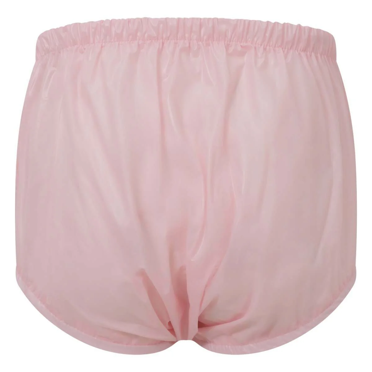 Premium Plastic Pants With Wide Waistband - Pink - Image 4