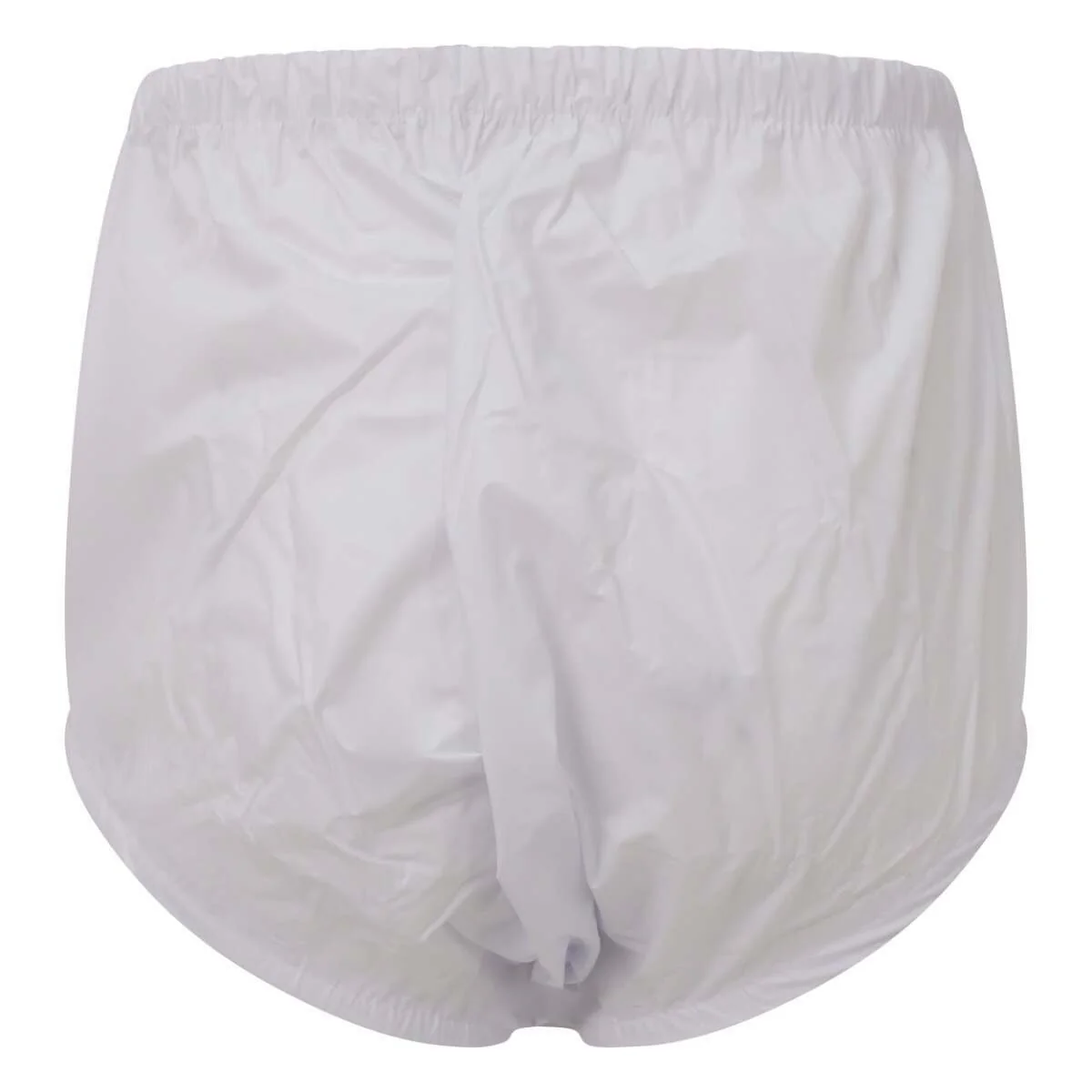 Premium Plastic Pants With Wide Waistband - White - Image 4