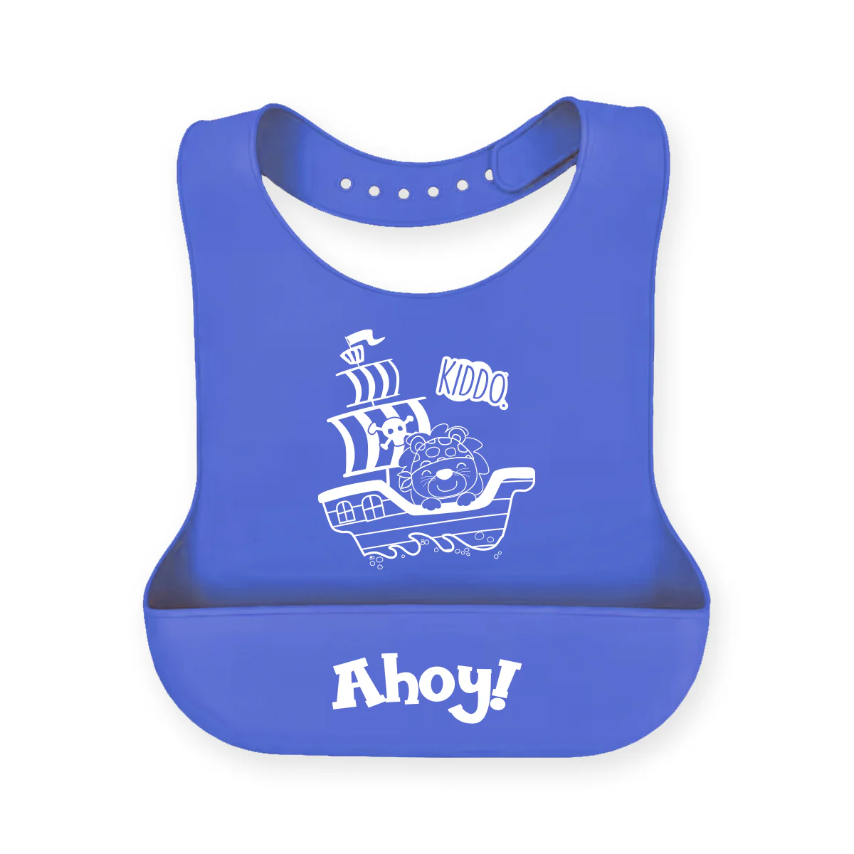 Kiddo Little Sailor Ahoy Silicone Bib - Image 4