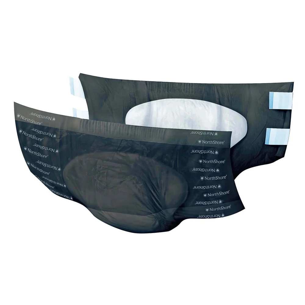 NorthShore MEGAMAX Black VAT Exempt Adult Incontinence Slip - Image 3