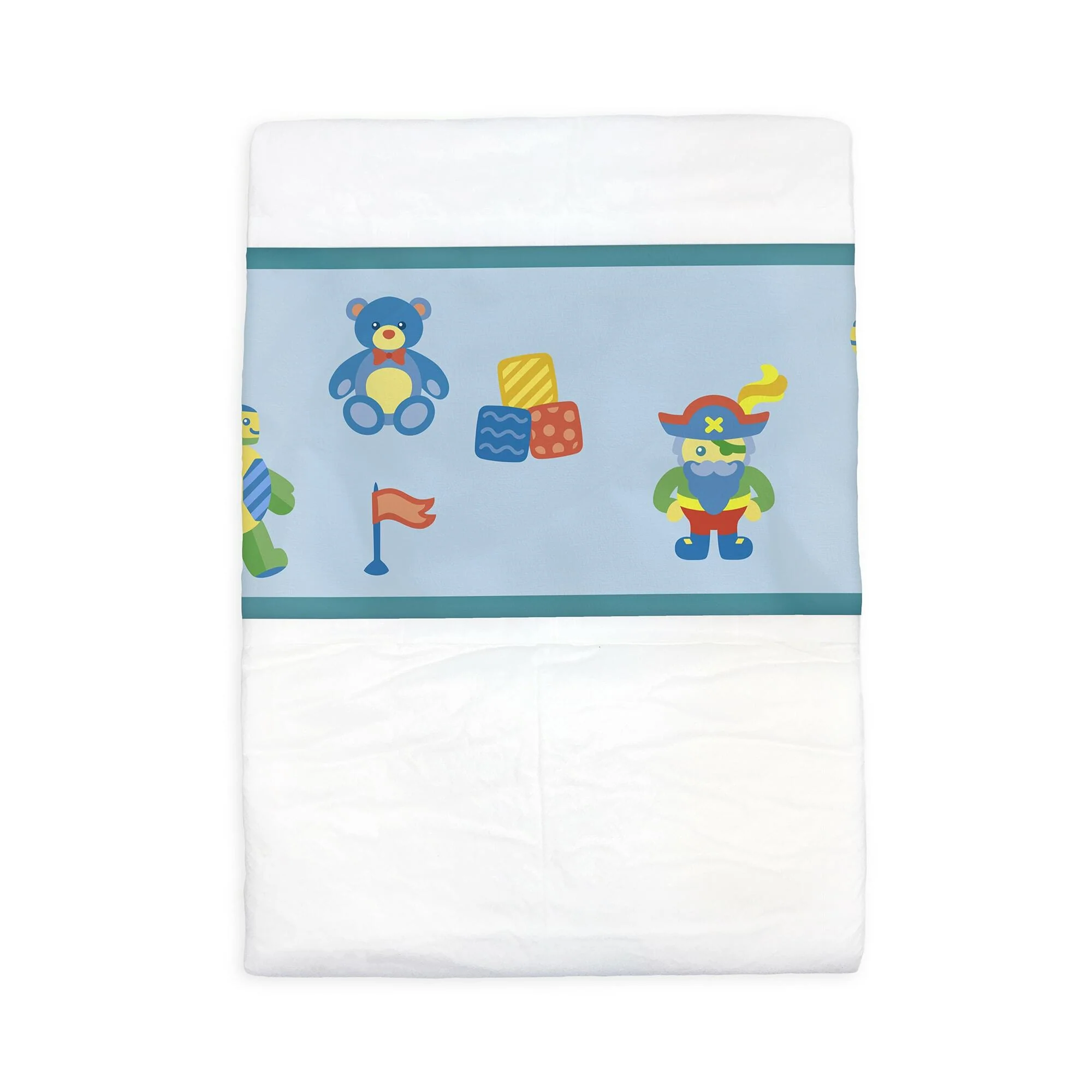 NRU PlayDayz Classic Blue (PE Backed) VAT Exempt Adult Incontinence Slip - Image 8