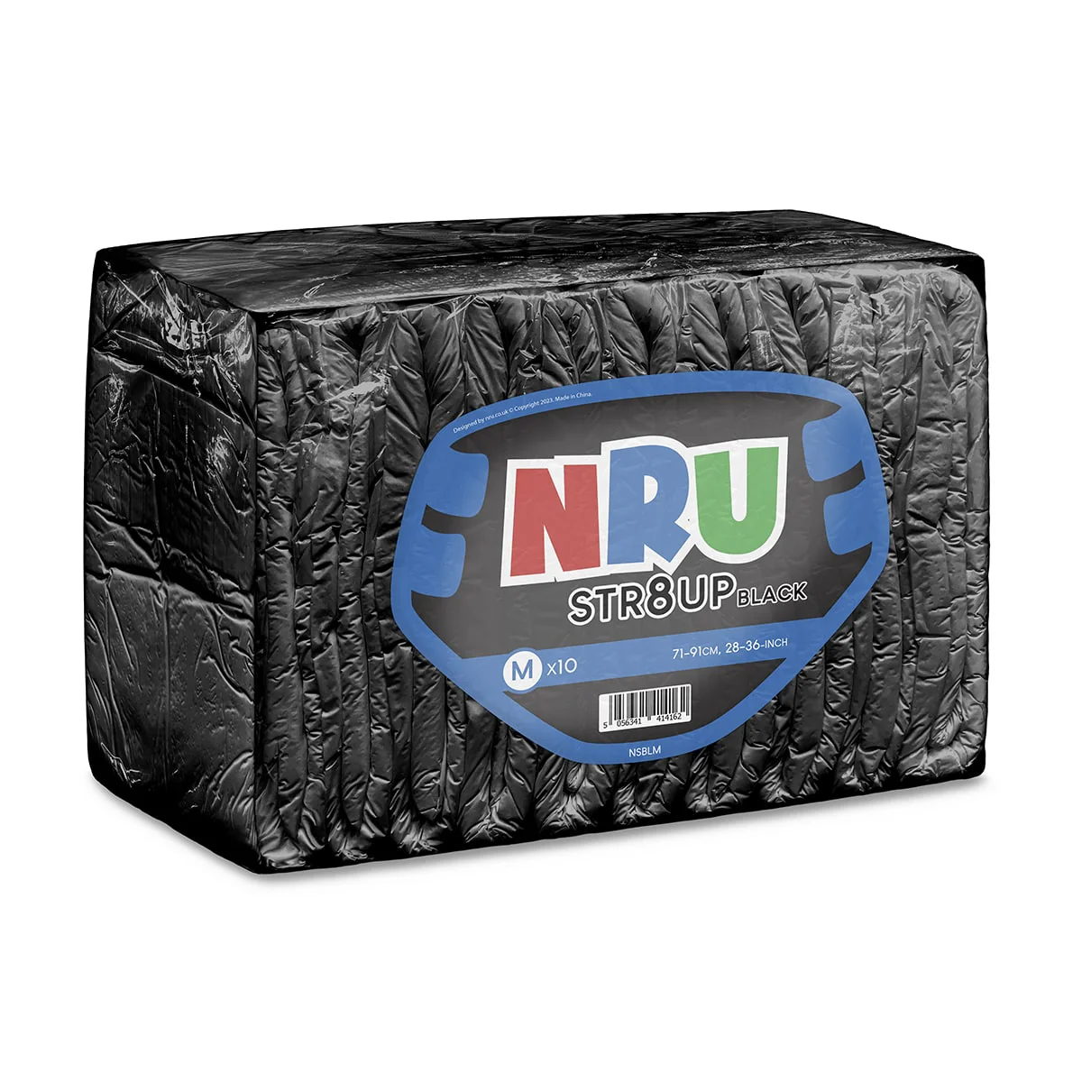 NRU STR8UP Black VAT Exempt Adult Incontinence Slip - Image 2