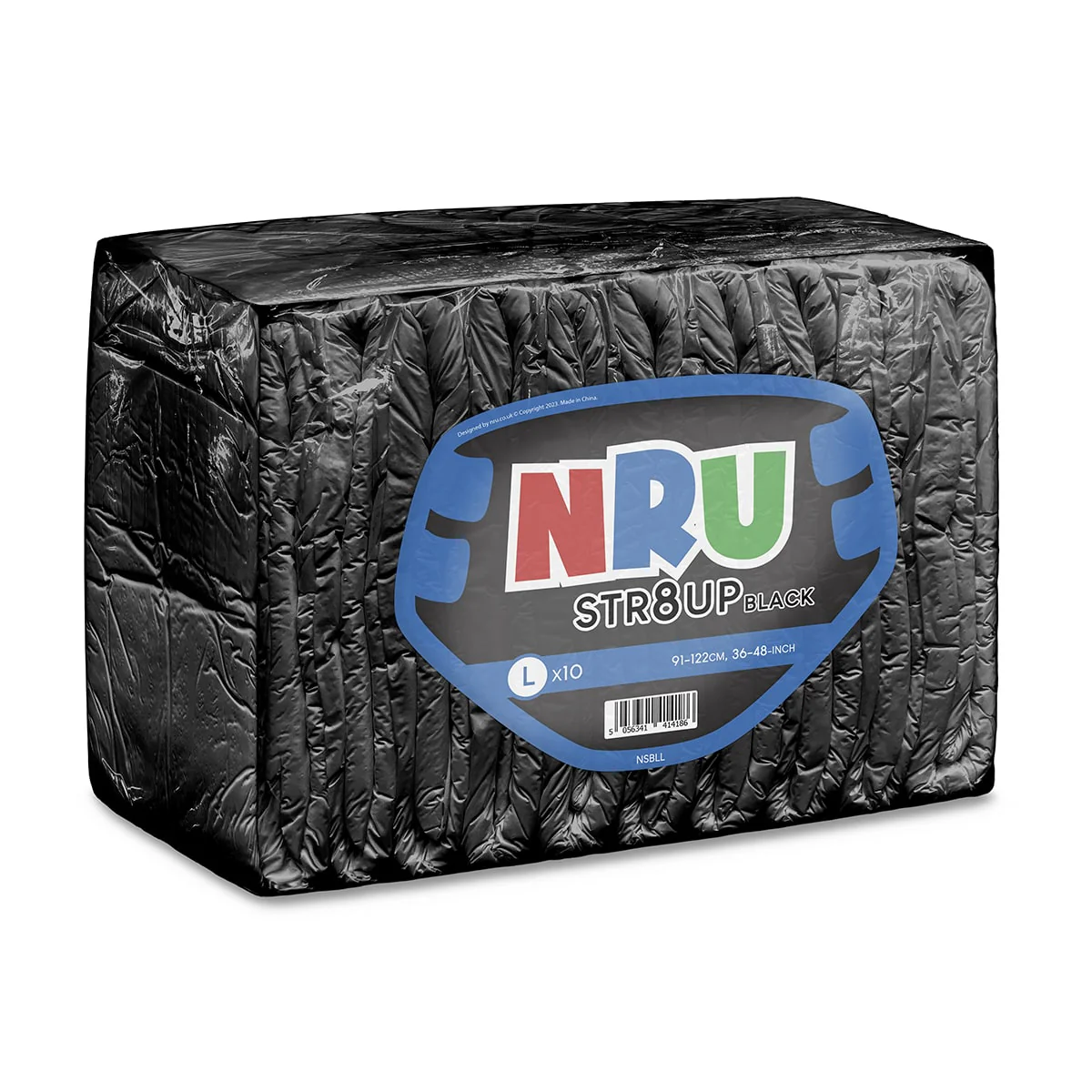 NRU STR8UP Black VAT Exempt Adult Incontinence Slip - Image 3