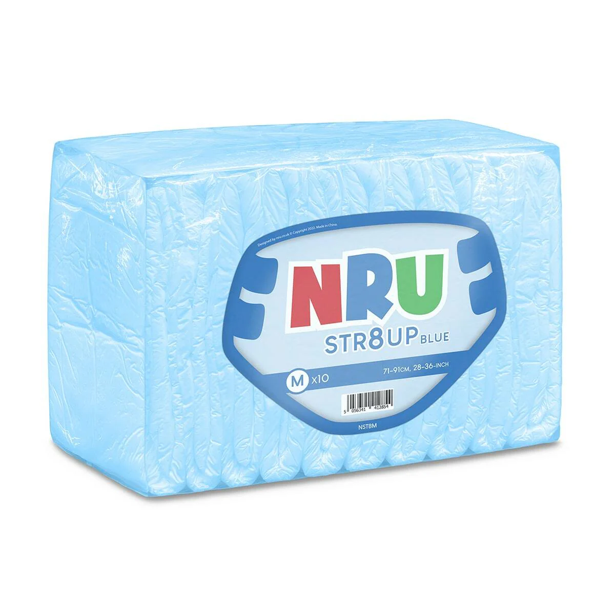 NRU STR8UP Blue VAT Exempt Adult Incontinence Slip - Image 8