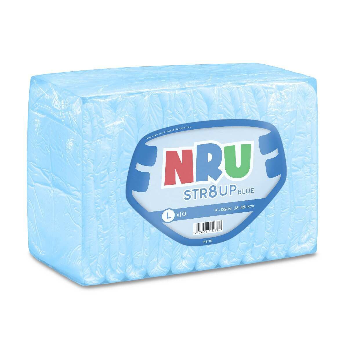 NRU STR8UP Blue VAT Exempt Adult Incontinence Slip - Image 9