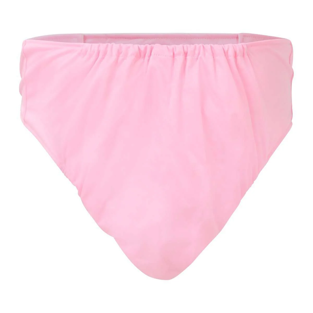One Size Adult Pocket Nappy - Buttons - Pink - Image 2