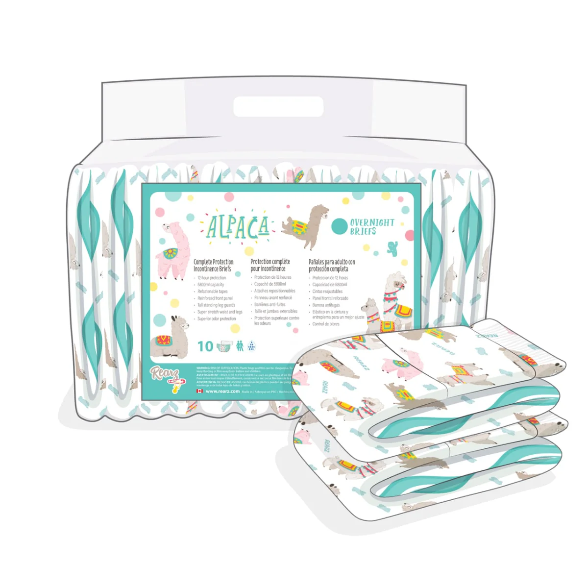 Rearz Alpaca VAT Exempt Adult Incontinence Slip