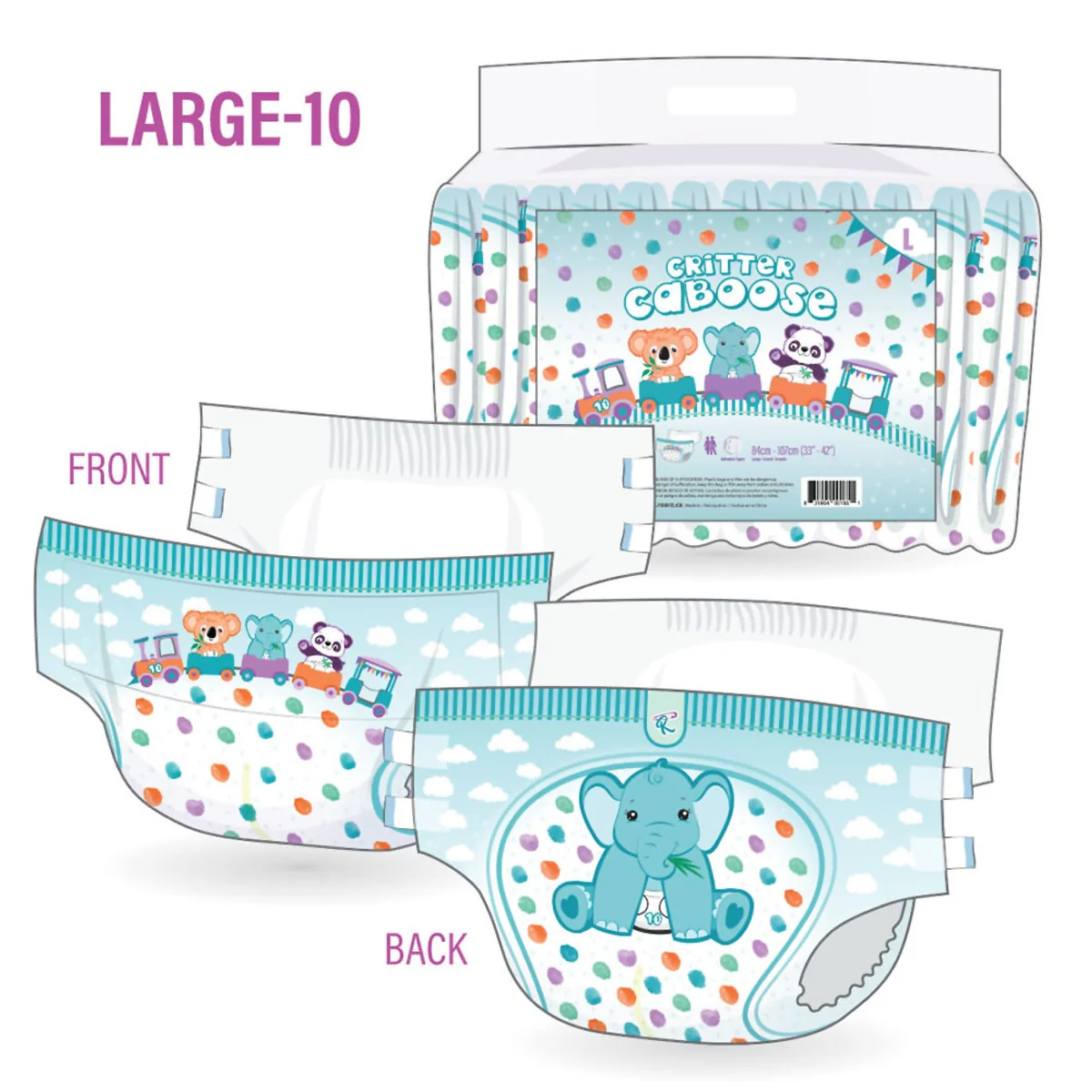 Rearz Critter Caboose VAT Exempt Adult Incontinence Slip - Image 7