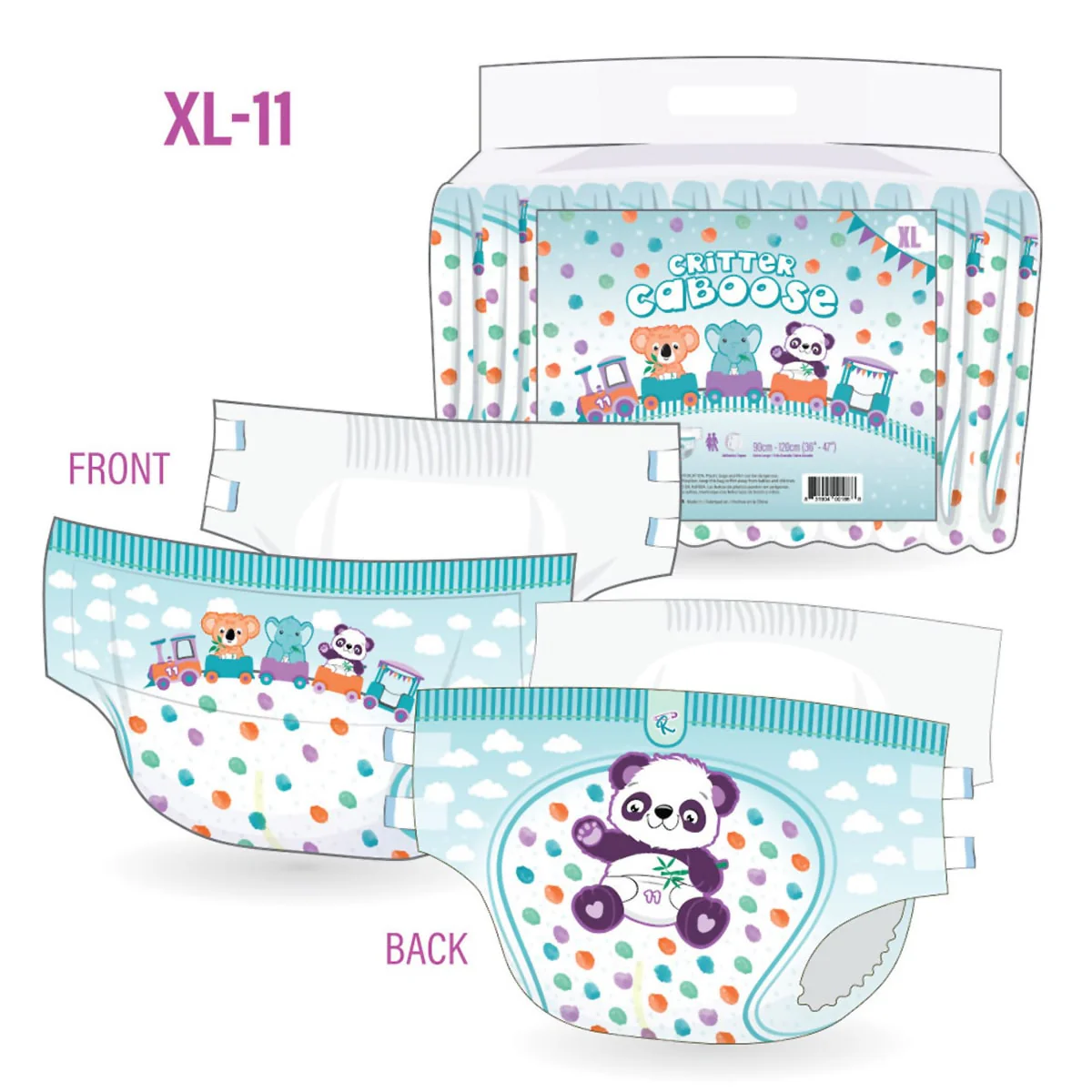 Rearz Critter Caboose VAT Exempt Adult Incontinence Slip - Image 8