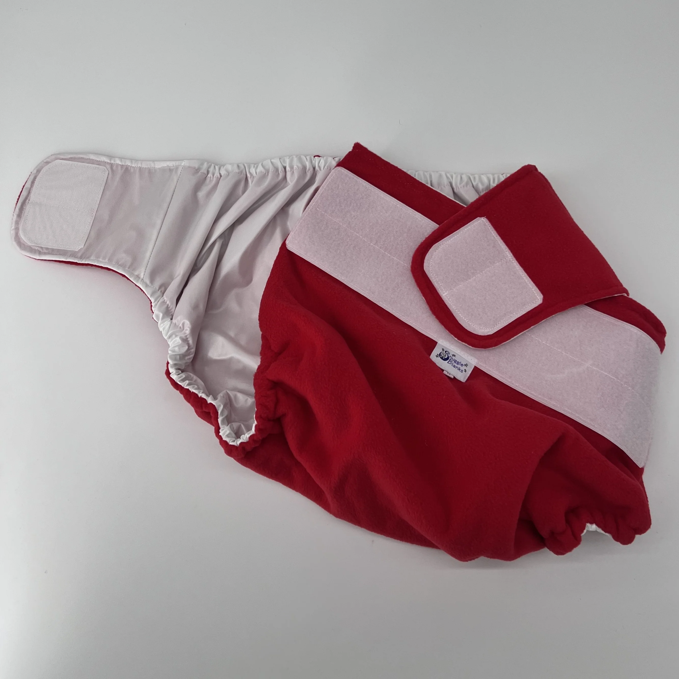 SnuggleBlanks Pocket Nappy Wrap - Red - Image 2