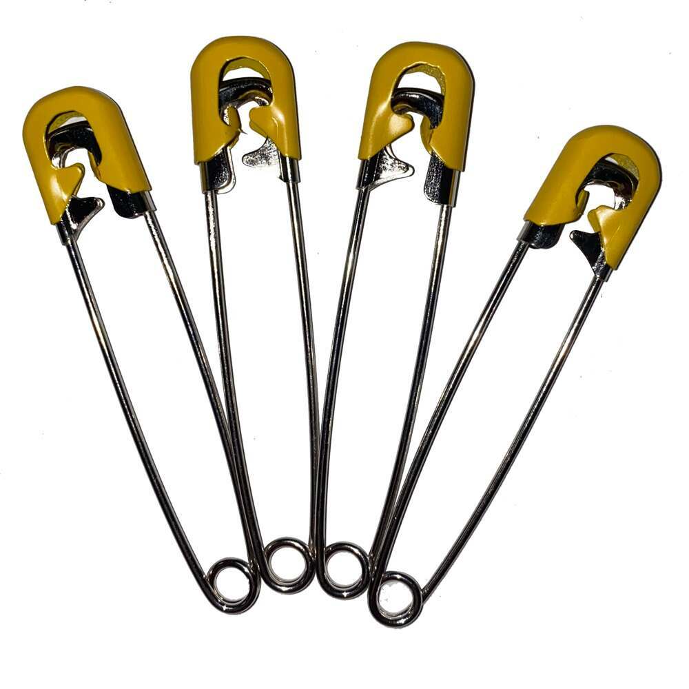 Stainless Steel Locking Nappy Pins Set of 4 - Image 3