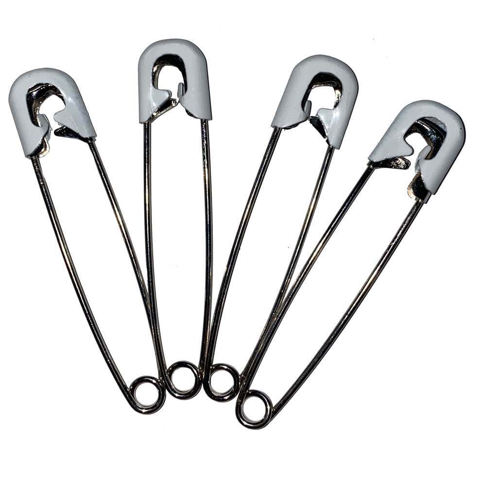 Stainless Steel Locking Nappy Pins Set of 4 - Image 4