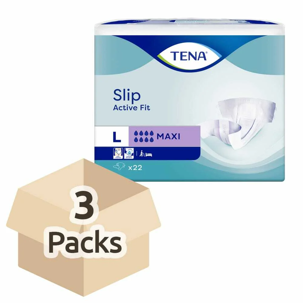 TENA Slip Active Fit Maxi VAT Exempt Adult Incontinence Slip - Image 7